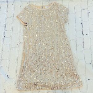 Abercrombie kids little girls sequin dress size 5/6 gorgeous